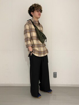 「CONVERSE（コンバース）のアイテム（バッグ）」を使った、WEGOさん（メンズ・174cm）の秋コーディネート