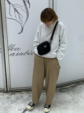 「BEN DAVIS（ベンデイビス）のアイテム（バッグ）」を使った、WEGOさん（メンズ・169cm）の秋コーディネート