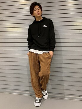 「WEGO（ウィゴー）のアイテム（スニーカー）」を使った、WEGOさん（メンズ・178cm）の秋コーディネート