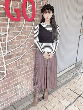 WEGOさん(レディース・164cm)の秋コーディネート