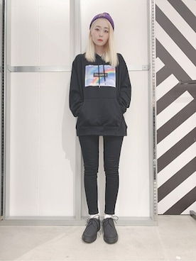 「BEN DAVIS（ベンデイビス）のアイテム（帽子）」を使った、WEGOさん（レディース・162cm）の秋コーディネート