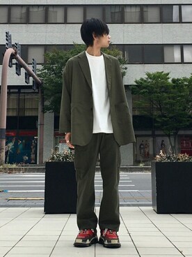 WEGOさん（メンズ・178cm）の秋コーディネート