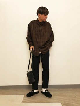 「WEGO（ウィゴー）のアイテム（レッグウェア）」を使った、WEGOさん（メンズ・176cm）の秋コーディネート
