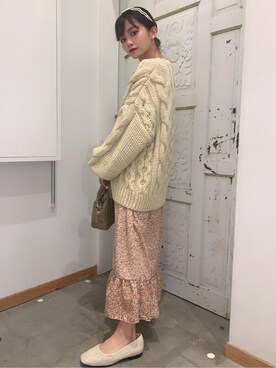 Wego ウィゴーのワンピース 花柄 ボタニカル柄 コーディネート Zozotown