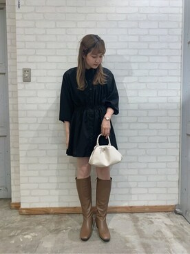 「WEGO（ウィゴー）のアイテム（チュニック）」を使った、WEGOさん（レディース・160cm）の秋コーディネート