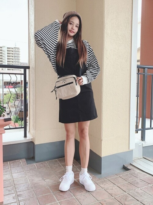 Wego Staffwegoさんのジャンパースカートを使ったコーディネート Zozotown Wego Staffwegoさんのジャンパースカートを使ったコーディネート Zozotown