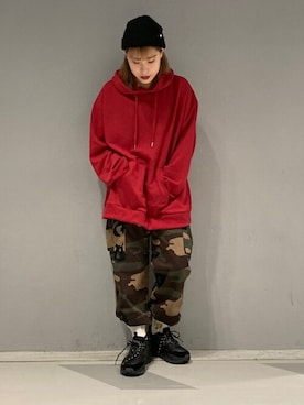 「DC（ディーシー）のアイテム」を使った、WEGOさん（レディース・161cm）の秋コーディネート