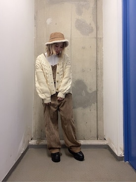 「リバーシブル」｜「アイテム（サロペット/オーバーオール）」を使った、WEGOさん（レディース・157cm）の秋コーディネート