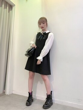 「WEGO（ウィゴー）のWEGO/ワイドカチューシャ（カチューシャ）」を使った、WEGOさん（レディース・160cm）の秋コーディネート