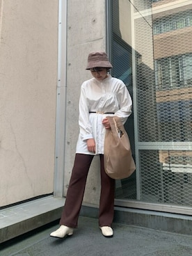「WEGO（ウィゴー）のアイテム（チュニック）」を使った、WEGOさん（レディース・161cm）の秋コーディネート