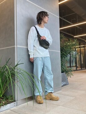 「CONVERSE（コンバース）のアイテム（バッグ）」を使った、WEGOさん（メンズ・171cm）の秋コーディネート