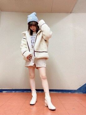 「carhartt」｜「アイテム（ミリタリージャケット）」を使った、WEGOさん（レディース・149cm）の秋コーディネート