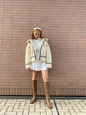 「WEGO（ウィゴー）のアイテム（チュニック）」を使った、WEGOさん（レディース・164cm）の秋コーディネート