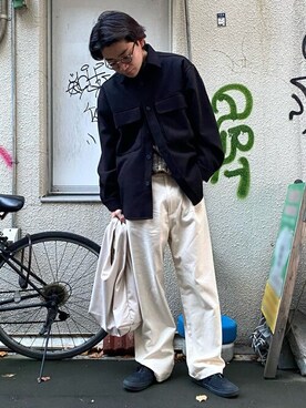 「WEGO（ウィゴー）のアイテム（レッグウェア）」を使った、WEGOさん（メンズ・173cm）の秋コーディネート