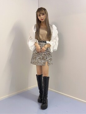 「WC（ダブル シー）のアイテム（スウェット）」を使った、WEGOさん（レディース・150cm）の秋コーディネート