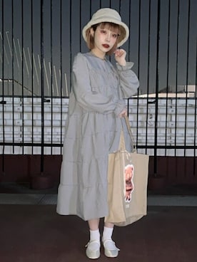 「MINIONS（ミニオンズ）のアイテム」を使った、WEGOさん（レディース・157cm）の秋コーディネート