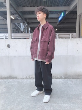 「ベンデイビス」｜「アイテム（ジャケット/アウター）」を使った、WEGOさん（メンズ・172cm）の秋コーディネート