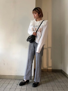 「WEGO（ウィゴー）のWEGO/ワイドカチューシャ（カチューシャ）」を使った、WEGOさん（レディース・164cm）の秋コーディネート