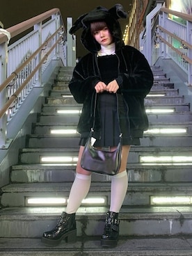 「WC（ダブル シー）のアイテム（パーカー）」を使った、WEGOさん（レディース・148cm）の秋コーディネート