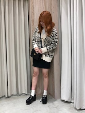 「WC（ダブル シー）のアイテム（カーディガン/ボレロ）」を使った、WEGOさん（レディース・160cm）の秋コーディネート