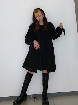 「WEGO（ウィゴー）のアイテム（その他アウター）」を使った、WEGOさん（レディース・152cm）の秋コーディネート