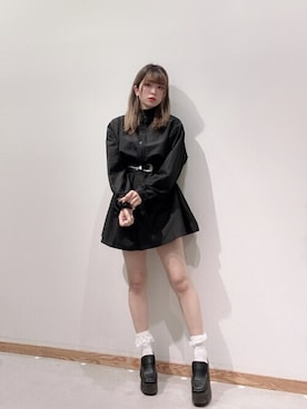 「WEGO（ウィゴー）のアイテム（チュニック）」を使った、WEGOさん（レディース・149cm）の秋コーディネート