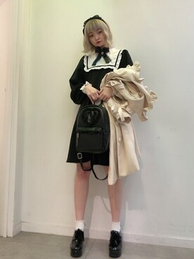「WEGO（ウィゴー）のアイテム（その他アウター）」を使った、WEGOさん（レディース・154cm）の秋コーディネート