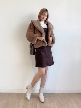 「WEGO（ウィゴー）のアイテム（その他アウター）」を使った、WEGOさん（レディース・163cm）の秋コーディネート