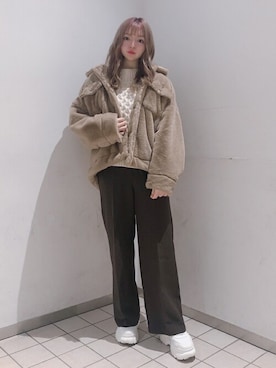 WEGOさん(レディース・154cm)の冬コーディネート