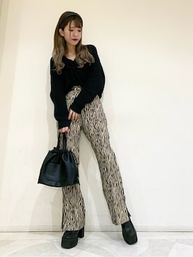「WC（ダブル シー）のアイテム（ヘアアクセサリー）」を使った、WEGOさん（レディース・161cm）の冬コーディネート