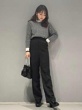 「WC（ダブル シー）のアイテム（ニット/セーター）」を使った、WEGOさん（レディース・153cm）の冬コーディネート