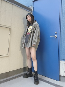 「WEGO（ウィゴー）のアイテム（ハンチング/ベレー帽）」を使った、WEGOさん（レディース・160cm）の冬コーディネート