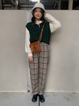 WEGOさん（レディース・158cm）の冬コーディネート