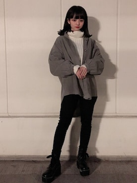 WEGOさん(レディース・149cm)の冬コーディネート