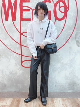 「WEGO（ウィゴー）のアイテム（ブーツ）」を使った、WEGOさん（メンズ・171cm）の冬コーディネート