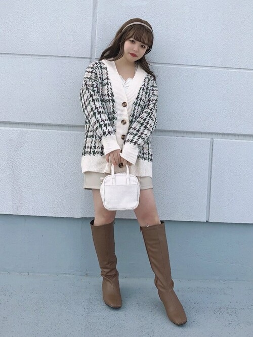 セール】WC/千鳥柄カーディガン（カーディガン/ボレロ）｜WC（ダブル