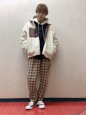 WEGOさん（メンズ・165cm）の冬コーディネート