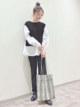 WEGOさん（レディース・156cm）の冬コーディネート