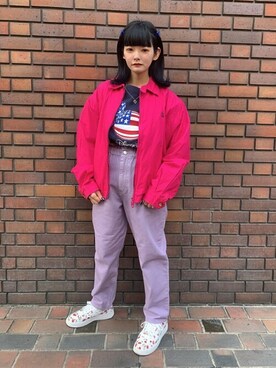 「WC（ダブル シー）のアイテム（ヘアアクセサリー）」を使った、WEGOさん（レディース・148cm）の冬コーディネート