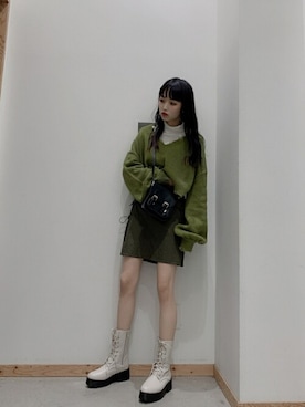 WEGOさん(レディース・159cm)の冬コーディネート