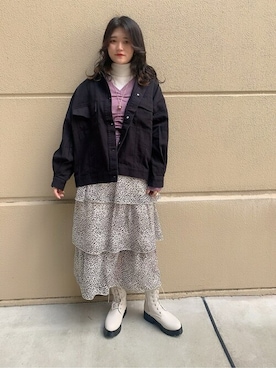 WEGOさん（レディース・158cm）の冬コーディネート