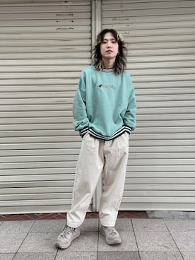 デニムパンツを使った ナチュラル のメンズ人気ファッションコーディネート Wear