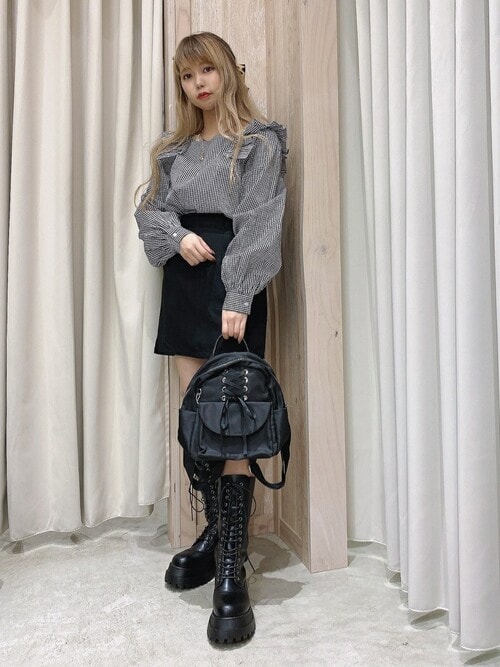 Wego ウィゴー のバックパック リュックを使ったレディース人気ファッションコーディネート Sciaky