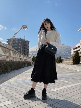 WEGOさん（レディース・159cm）の冬コーディネート