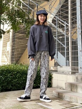 「WEGO（ウィゴー）のアイテム（ハンチング/ベレー帽）」を使った、WEGOさん（レディース・157cm）の冬コーディネート