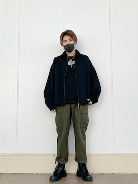 「WEGO（ウィゴー）のアイテム（その他アウター）」を使った、WEGOさん（メンズ・170cm）の冬コーディネート