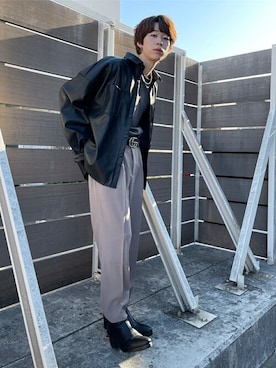 WEGOさん(メンズ・178cm)の冬コーディネート