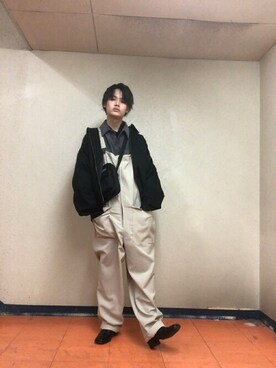 「WEGO（ウィゴー）のアイテム（その他アウター）」を使った、WEGOさん（メンズ・165cm）の春コーディネート