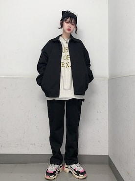 「WEGO（ウィゴー）のアイテム（その他アウター）」を使った、WEGOさん（レディース・160cm）の春コーディネート
