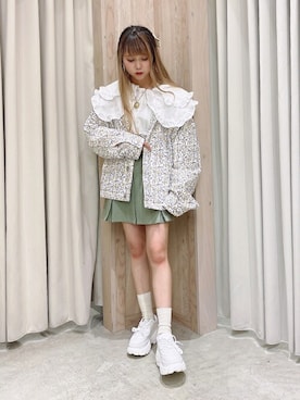 「WC（ダブル シー）のアイテム（ブルゾン）」を使った、WEGOさん（レディース・150cm）の春コーディネート